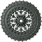 Ekena Millwork Sellek Medallion (Canopies up to 1 1/8"), 18 1/2"OD x 7/8"ID x 1 1/2"P, Athenian Green Crackle CM18SKAGC - alternate 1